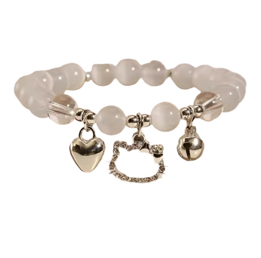 White HK Bracelet